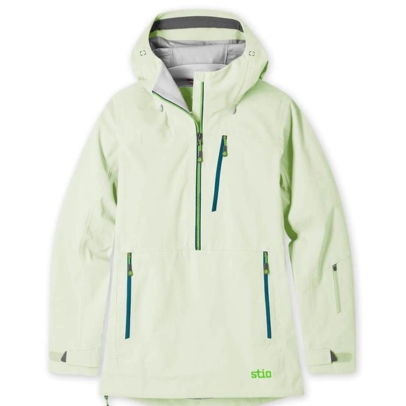 Stio Women's Environ XT Anorak Jacket S light green